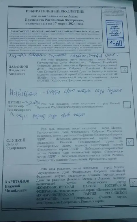 Россияне выражают протест на выборах, несмотря на угрозы властей
