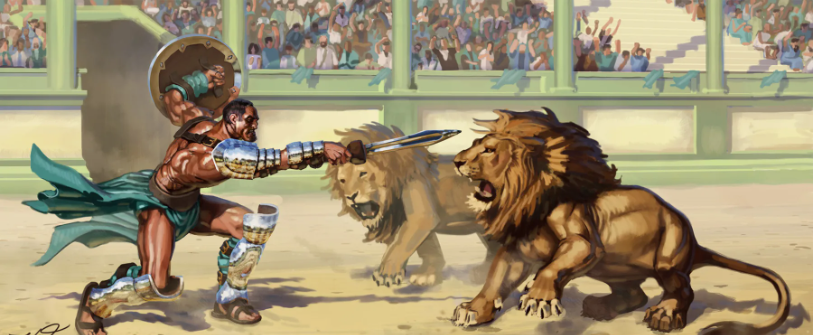Урок из истории. Бои гладиаторов.