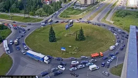 ДТП с перестроением