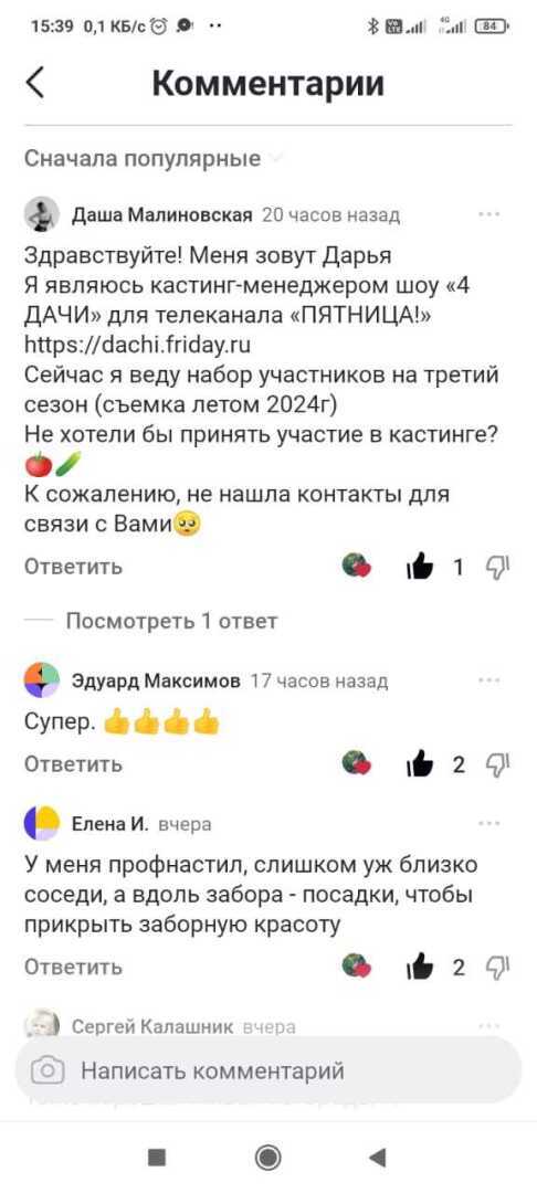 Неожиданно меня пригласили участвовать в кастинге телешоу «4 дачи» для телеканала «ПЯТНИЦА» на третий сезон