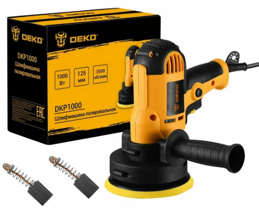 "Мощь и качество: Шлифмашина полировальная DEKO DKP1000 - идеальный выбор для профессиональной обработки поверхностей"