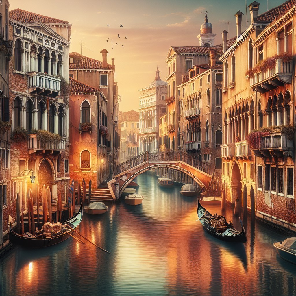 "Рождение Венеции: Путешествие от 421 года к Вечному Городу на Воде"