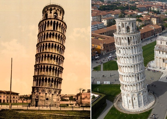 Почему Пизанская башня до сих пор не упала?