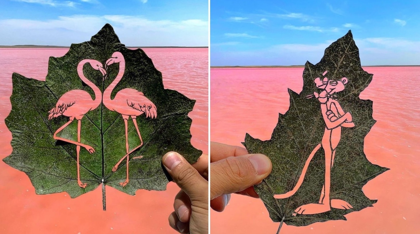 🎨"Leaf Art" Каната Нуртазина | Когда искусство встречается с природой, рождается шедевр