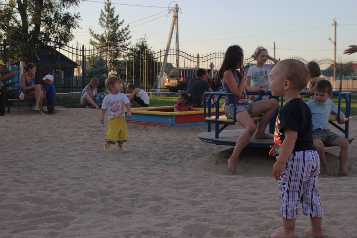 Самолет на улице