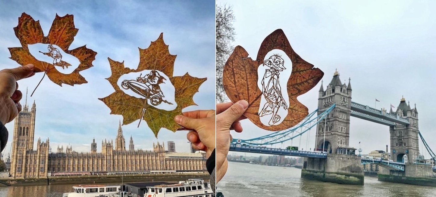 🎨"Leaf Art" Каната Нуртазина | Когда искусство встречается с природой, рождается шедевр