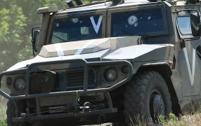 Опубликованы кадры из "Тигра", который выдержал атаку украинского FPV-дрона