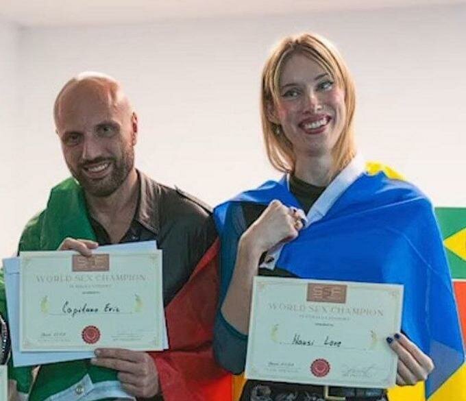 Закончился чемпионат мира по сексу. Украинка опередила своих конкуренток и стала первой в мире.