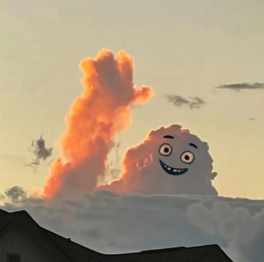 Тучи как Люди! А что получится если к облакам добавить воображение?