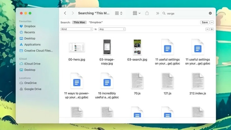 Как найти любой файл в macOS