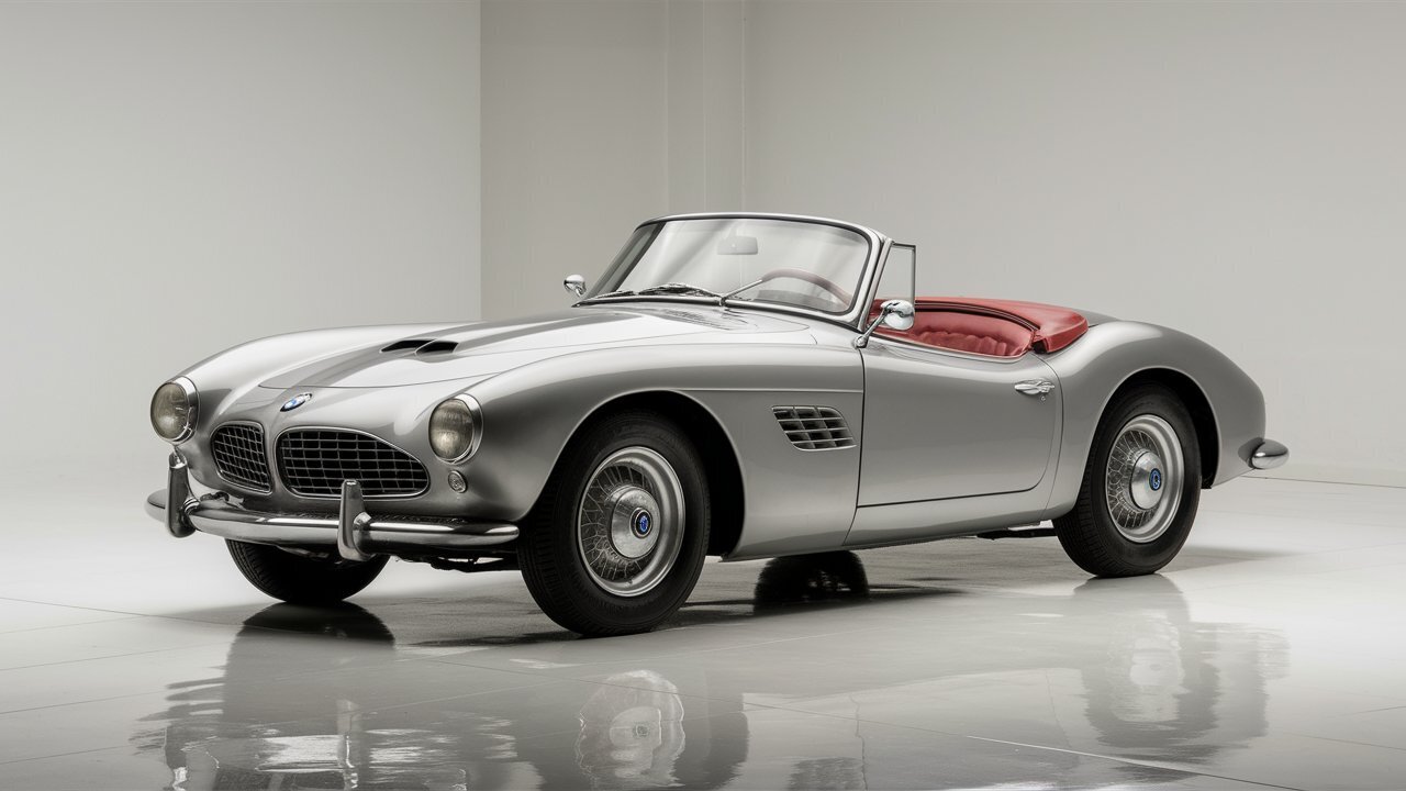 BMW 507 (1955) - история создания, технические характеристики, особенности модели, стоимость