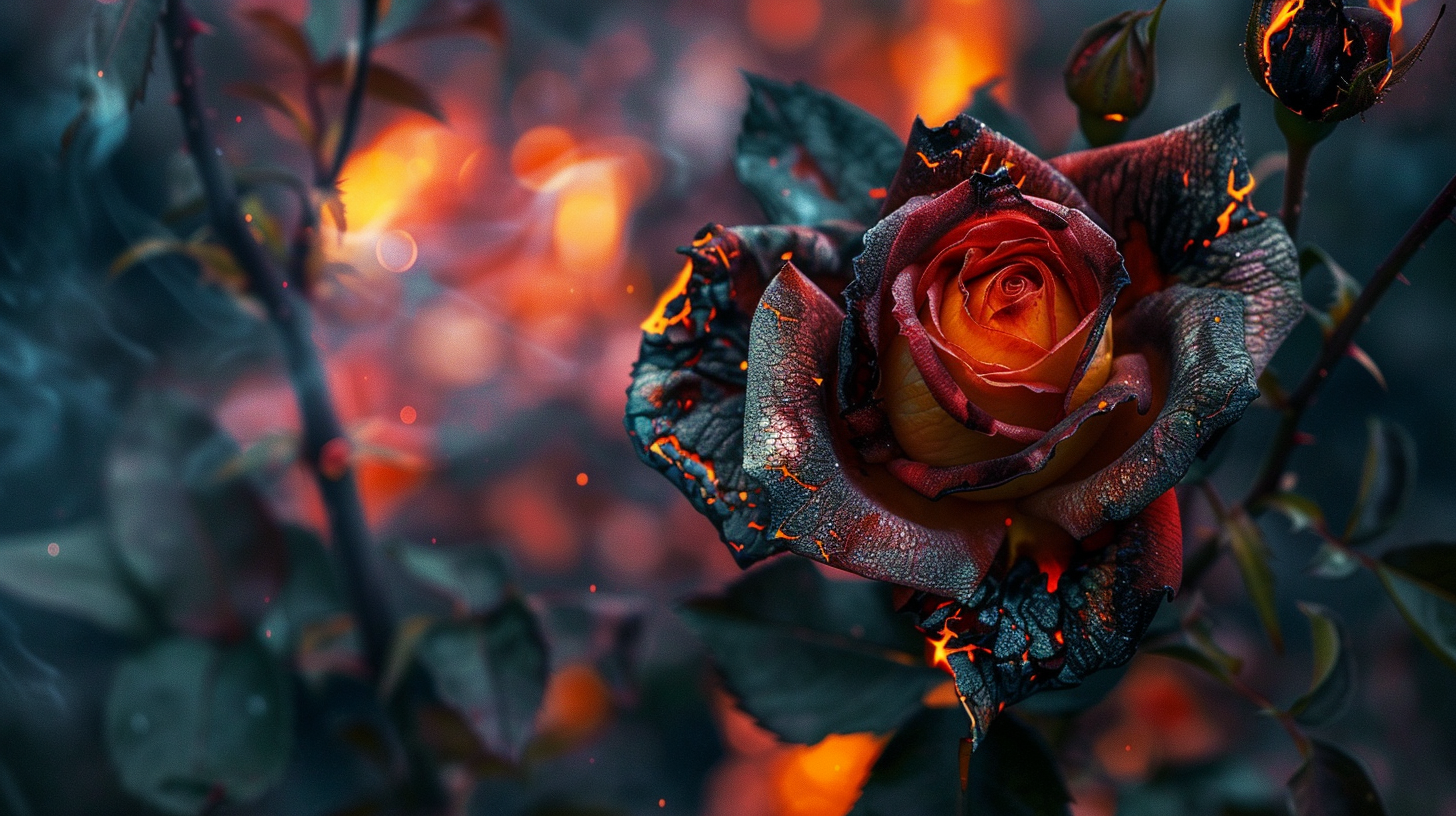 Инфекционный ожог на розах. Способы вылечить растение