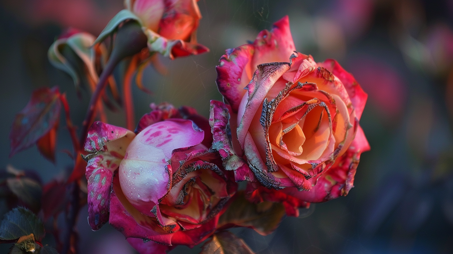 Инфекционный ожог на розах. Способы вылечить растение