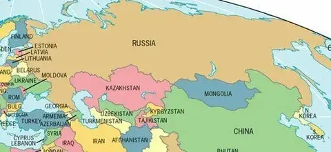 В какой точке Россия граничит сразу с четырьмя государствами?