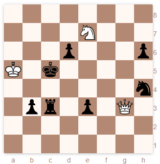 Чесфилд, задача 698. Мат в 3 хода.