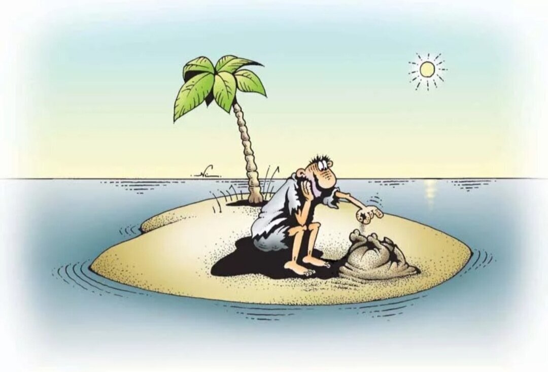 Как можно выжить на необитаемом острове одному?