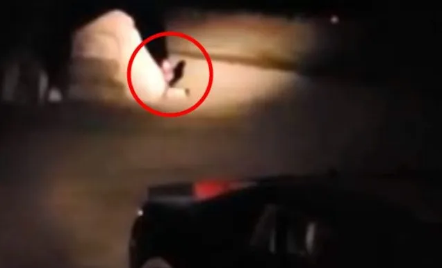 Гном, прячущийся за большим камнем