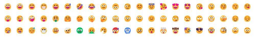 Смайлики поменялись. Вам нравятся такие?