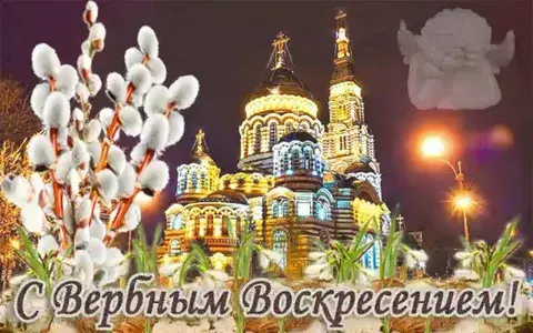 С Вербным Воскресением россияне!