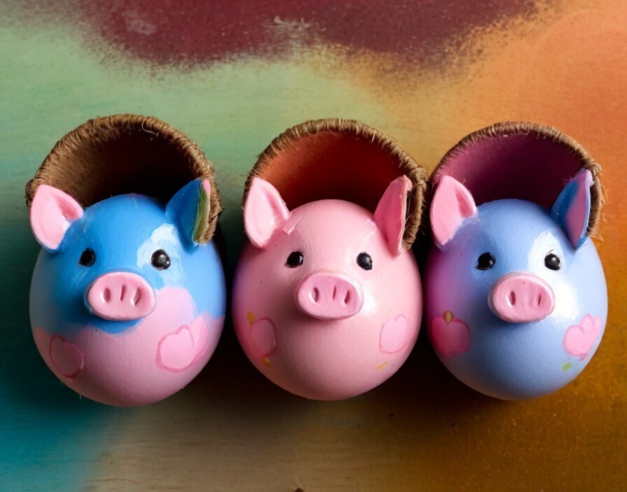 Как три поросенка Пасху справляли.