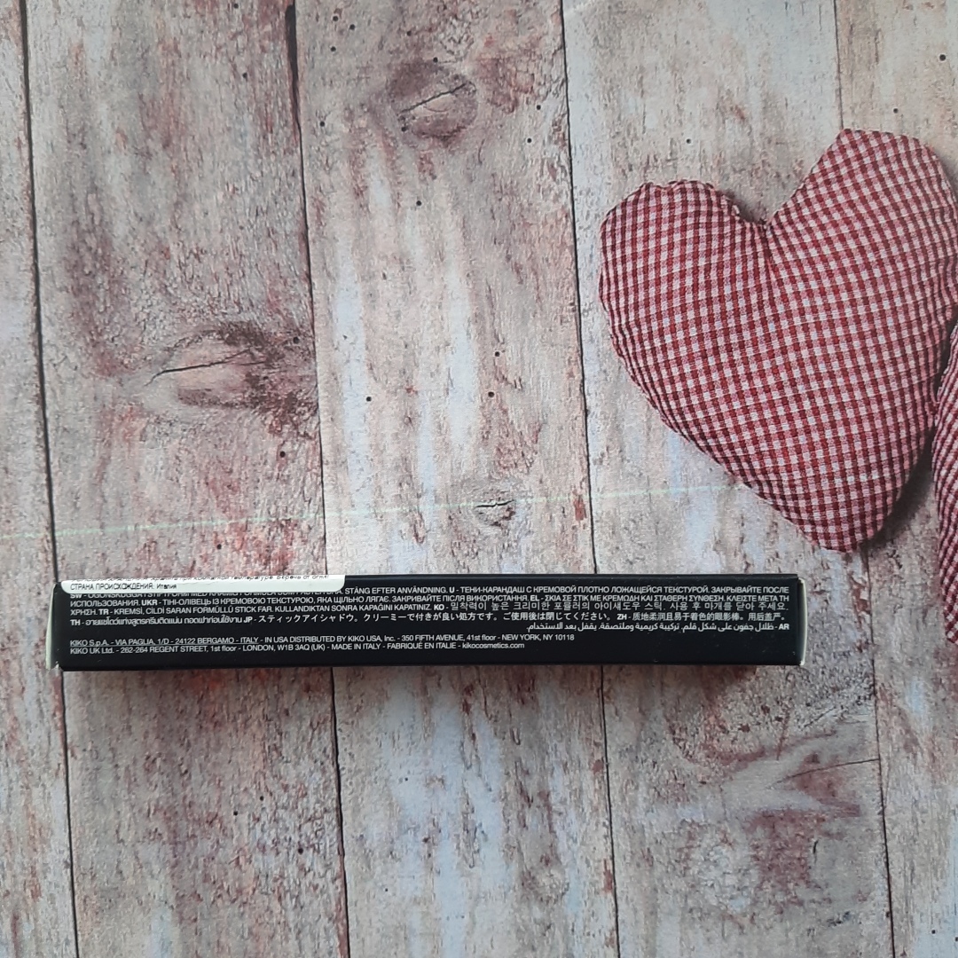 Моя покупка через приложение Золотое Яблоко. Тени-карандаш для век KIKO LONG LASTING STICK EYESHADOW