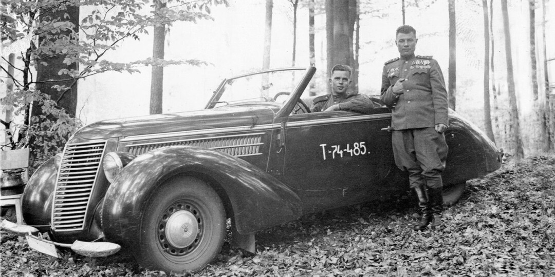 "Захваченные в Германии автомобили, пополнившие автомобильный парк Советского Союза после Второй мировой войны"