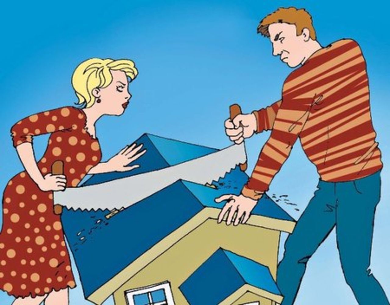 Раздел однокомнатной ипотечной квартиры между бывшими супругами.