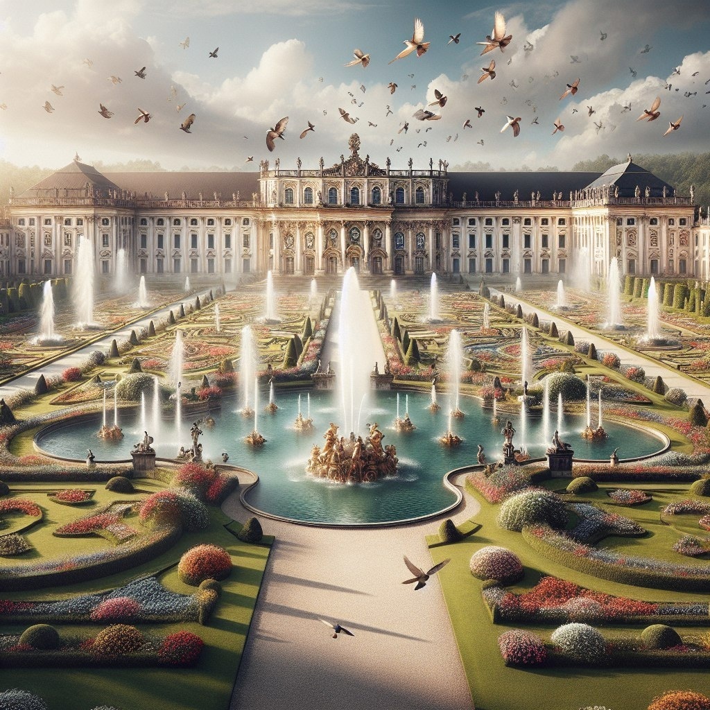 ИИ создал Петергоф и рассказал про него.