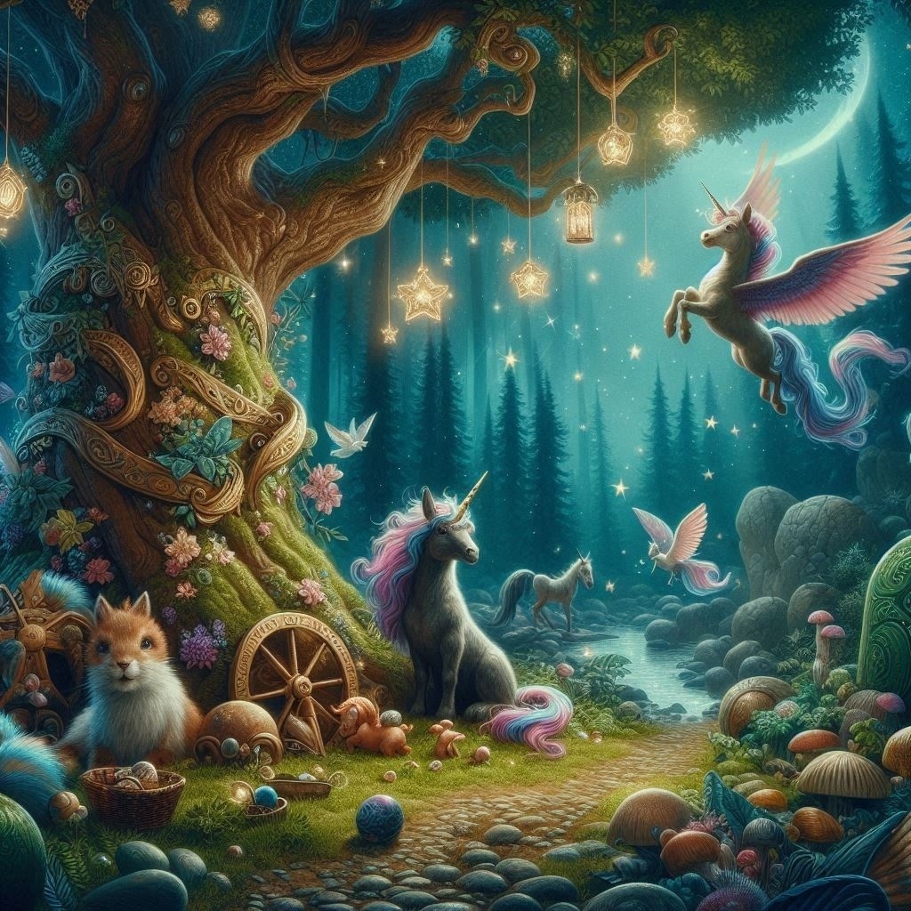 Волшебный лес, посмотрите какая красота!