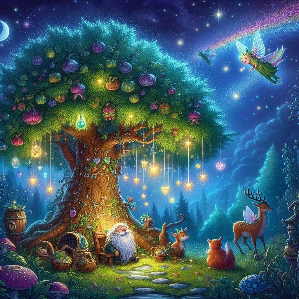 Волшебный лес, посмотрите какая красота!