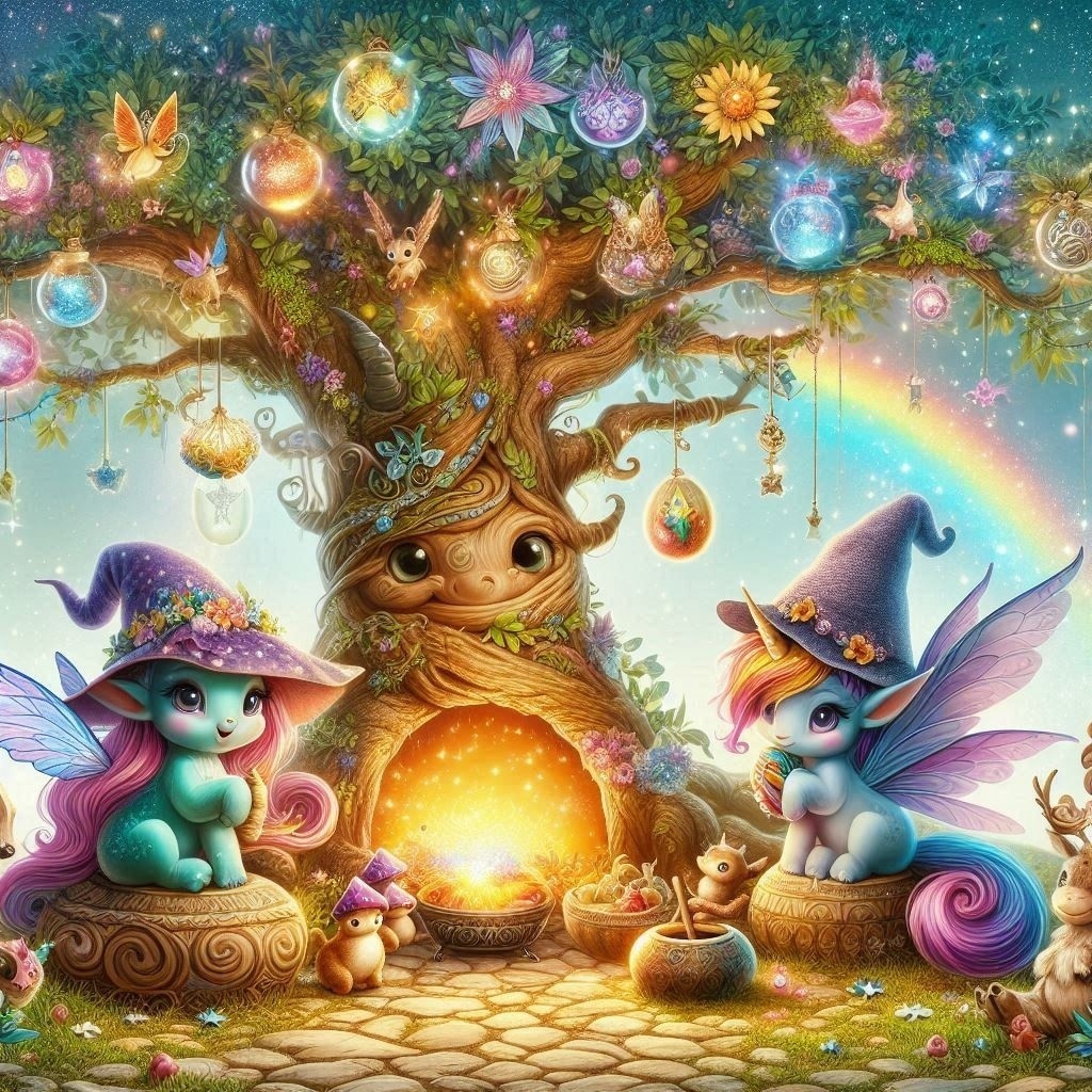 Волшебный лес, посмотрите какая красота!