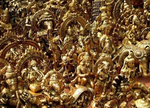 Приобретение сувениров в Индии