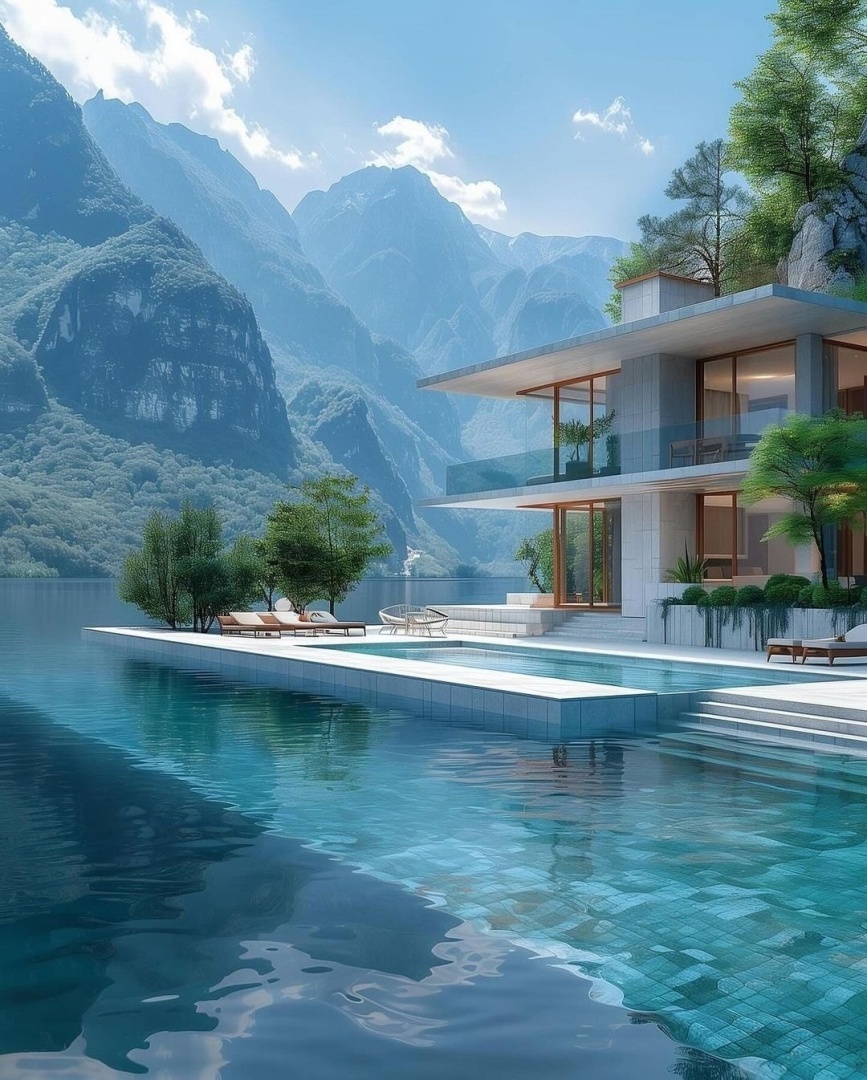 Представьте, что вы прогуливаетесь по этому удивительному дому.