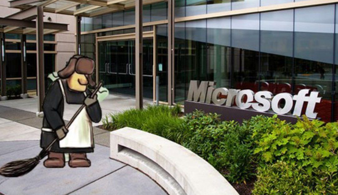 Дворник из «Microsoft»