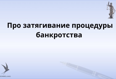 Что может затянуть процедуру банкротства физического лица