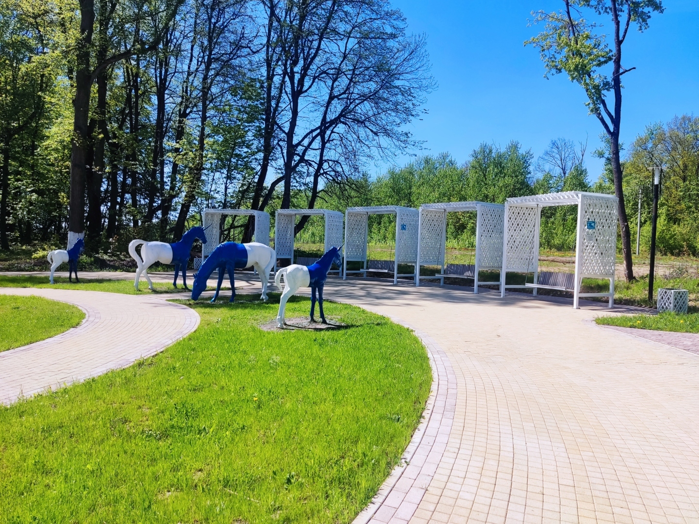 По местам малой родины моей мамы. Парк усадьбы Шеншиных, деревня Волково Мценского района Орловской области.