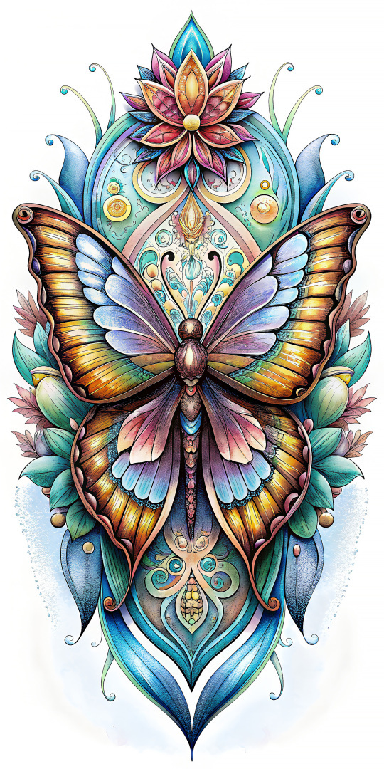 Эскизы крутых татуировок на тему Бабочки