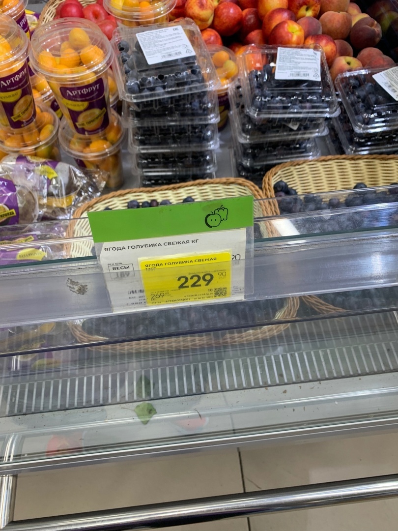 Опрометчиво вышла раздетой, пришлось греться в магазине, заодно цены на черешню посмотрела