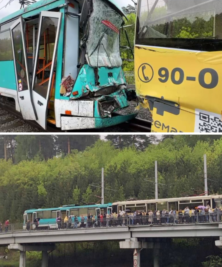 Трамвайное ДТП в Кемерово