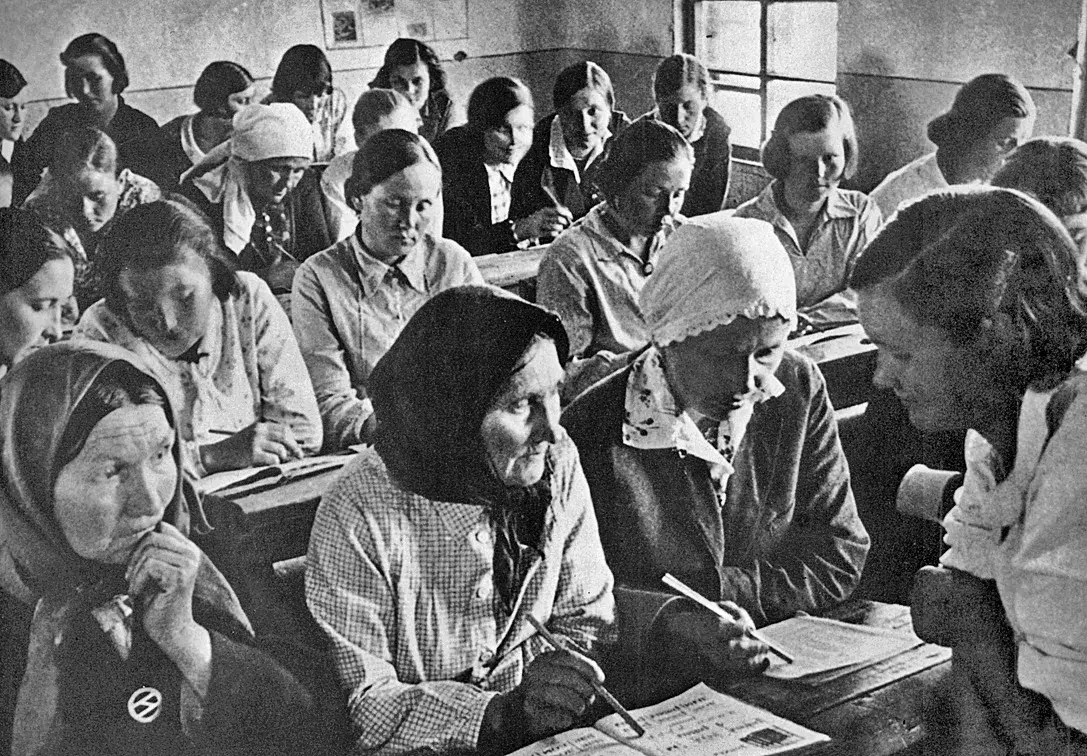 О ликвидации неграмотности в нашем крае.