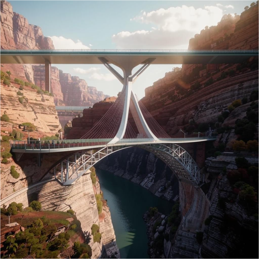 Застывшие время и природа в самых удивительных мостах мира