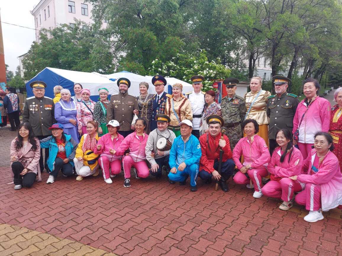 В гостях у казаков запели даже китайцы