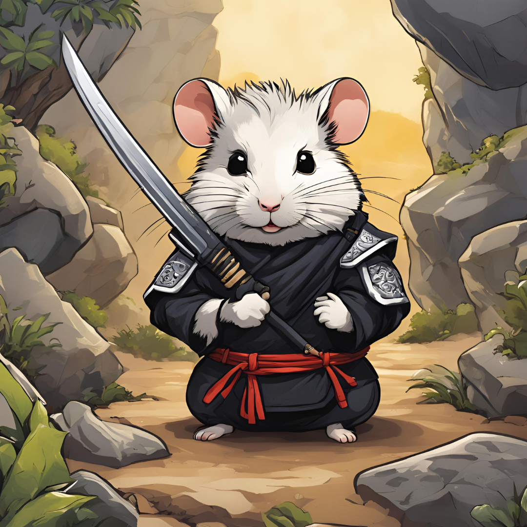 "Путь Хамстера: Искусство Боевых Игр в Свете Буддийской Мудрости"