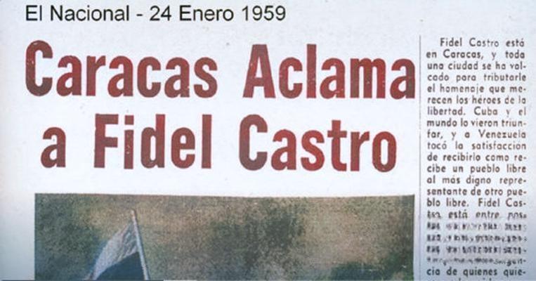 Исторический визит: Фидель в Каракасе 65 лет назад