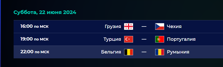 ЕВРО-2024 - Чемпионат Европы по футболу 2024.Турнирная таблица ЕВРО -2024 года.