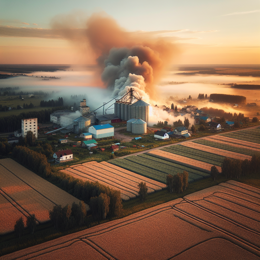 📋 Заголовок: Тамбовская нефтяная база пострадала от повреждений после атаки БПЛА.