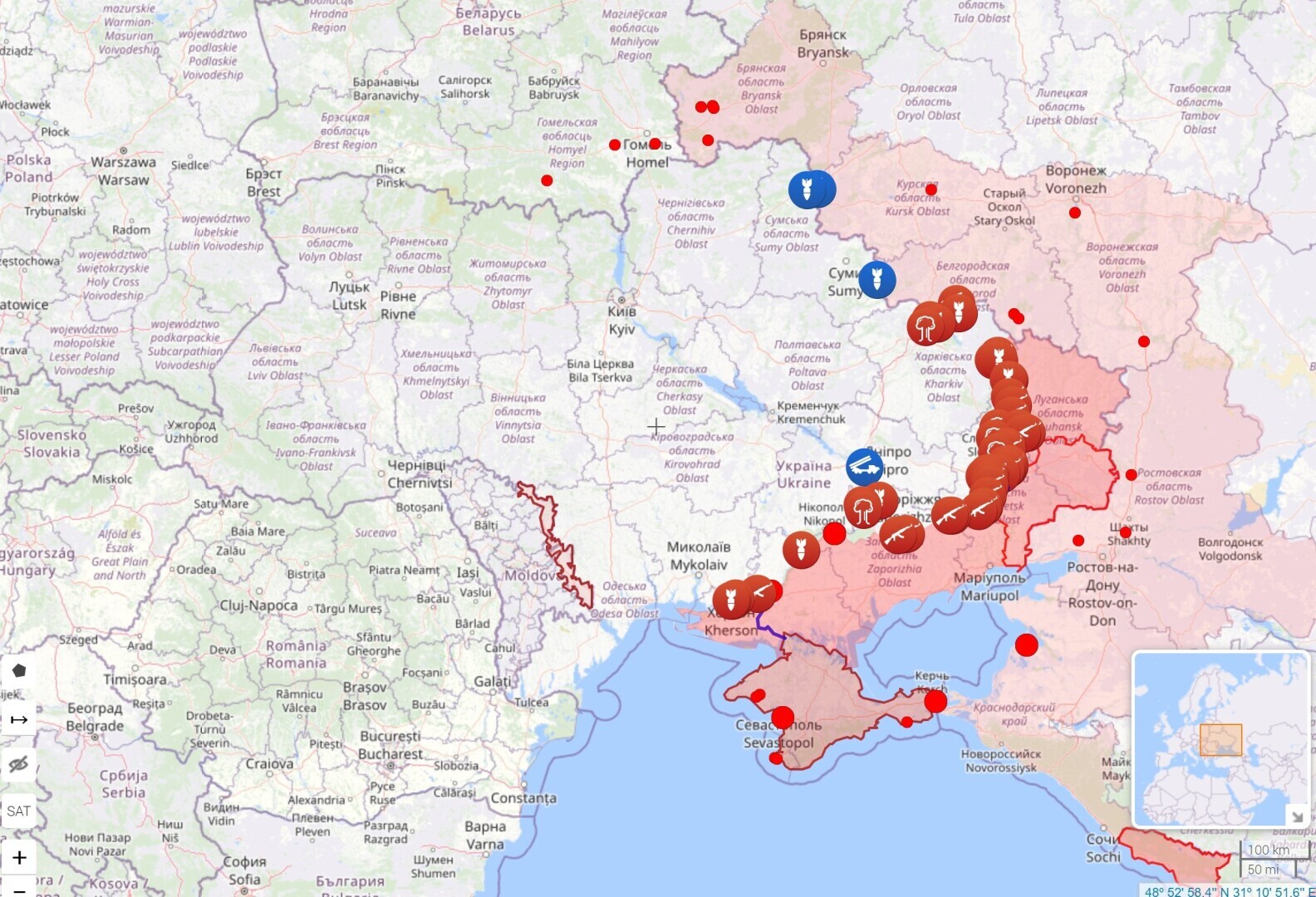 Карта СВО ДНР и ЛНР 30.06.2024: Спецоперация РФ - Продвижение в Новоселовке и Кирово, атаки беспилотников в Белгородской области