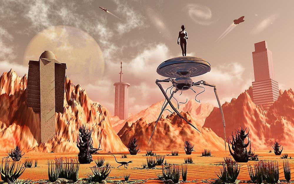 Жизнь на марсе 2075 .