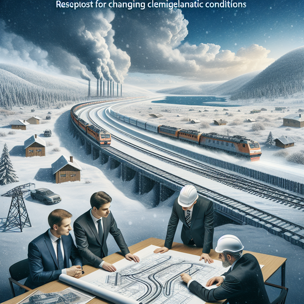 📋 Заголовок: В России призвали строить железные дороги по-новому на фоне изменения климата.