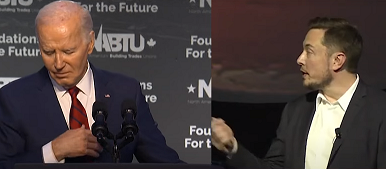 Нападки Илона Маска на Байдена в стиле Трампа: «У нас не было президента…»